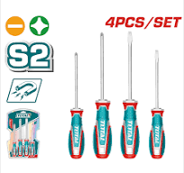 طقم مفك 4 قطع توتال تولزTKSDS0426