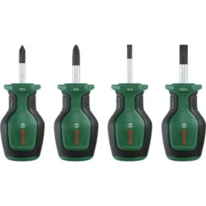 1600A032UJ Stubby Screwdriver Set 4-Piece - طقم مفكات 4 قطع صغير
